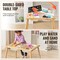 Kids Activity Sensory Table with Storage Bins, Sand Water Play Table for kids